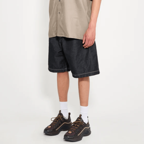 JUNYA WATANABE MAN ナイロン綿ツイル製品加工ショートパンツ