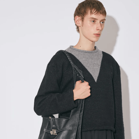 Beautiful People  】leather bandage handle  BLACK