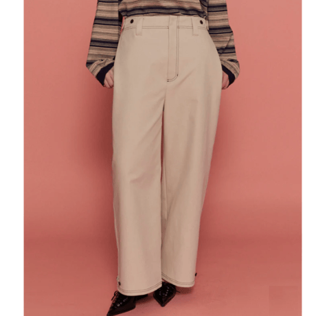 MAISON SPECIAL   Cocoon Silhouette Chino Wide Pants