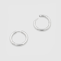 TOM WOOD     Classic Hoop Medium (silver）