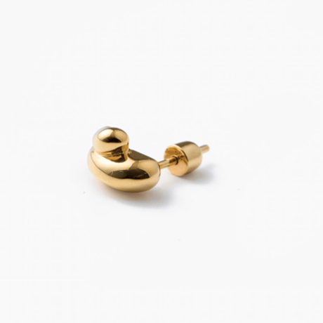 MARIA BLACK  Sagene Trail Stud Pierced Earring Pair - Yellow Gold