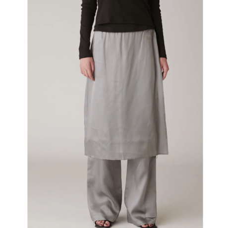 INSCRIRE  Cupro Layered Pants