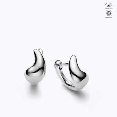 MARIA BLACK  　Sagene Trail Huggie Pierced Earring Pair