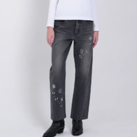 TANAKA   NEW CLASSIC JEAN TROUSERS - GRAY(BIJOU)