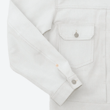 JUNYA WATANABE MAN  デニムジャケット綿デニム箔プリントLevi'sＷネーム