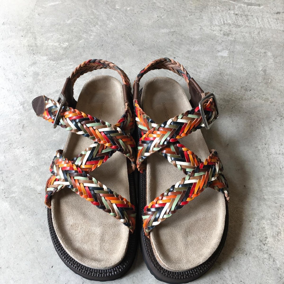 Hender Scheme / compile/メッシュレザー/サンダル/4/マルチカラー Hender Scheme compile | UNKER