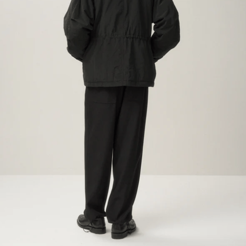 ATON BACK SATIN | UTILITY PANTS (black) | UNKER ATON BACK SATIN | UTILITY PANTS (black) | UNKER
