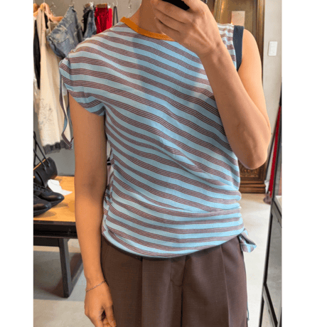 Beautiful People   Miller double-neck multi color T-shirt