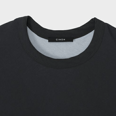 CINOH    SHEFダブルレイヤードTシャツ[C.GRAY/SAX]