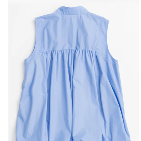 MAISON SPECIAL  Balloon Silhouette Typewriter Tunic　<blue>