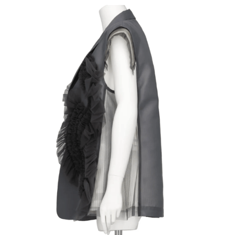 Chika Kisada    TULLE SLEEVELESS JACKET