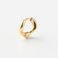 MARIA BLACK  Anil 8 Huggie Piereced Earring - Yellow Gold
