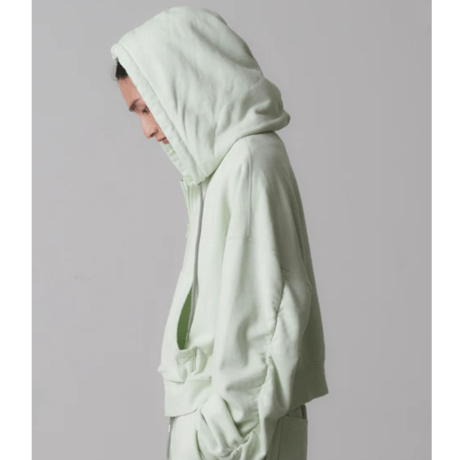 FACETASM  CROPPED ZIP-UP HOODIE