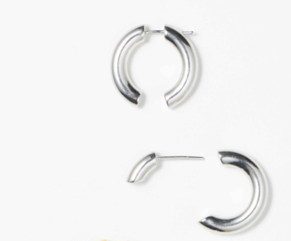 MARIA BLACK Follow The Path Hoop 25 Pierced Ea MARIA BLACK Follow The Path Hoop 25 Pierced Ea