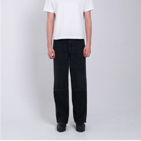 TANAKA    NEW CLASSIC WORK JEANS - BLACK