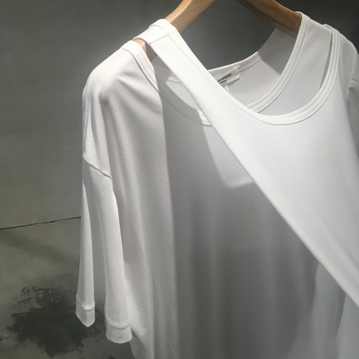 ビキニT JUNYA WATANABE ドット柄 Tシャツ インナーレイヤード JUNYA WATANABE レイヤード風 t-shirt | UNKER
