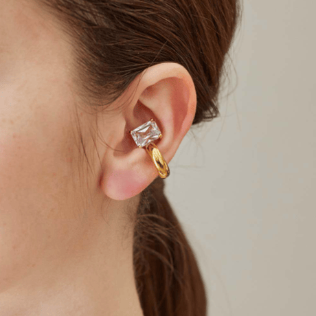 MARIA BLACK 　 Omotesando Cider Ear Cuff - Yellow Gold