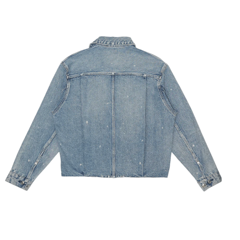 TANAKA THE JEAN JACKET - BLEACH BLUE | UNKER