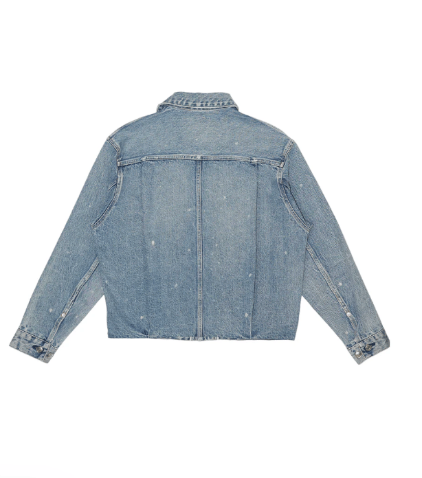 TANAKA THE JEAN JACKET - BLEACH BLUE | UNKER