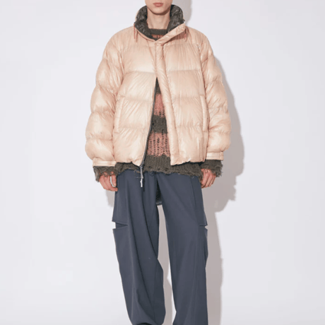 beautiful people　　NANGA multilayering down vest blouso