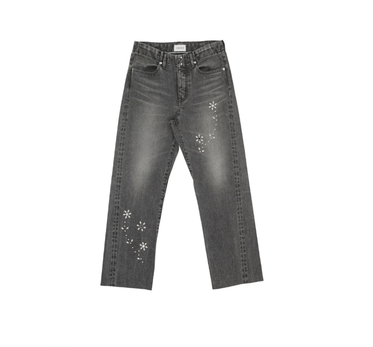 TANAKA NEW CLASSIC JEAN TROUSERS - GRAY(BIJOU