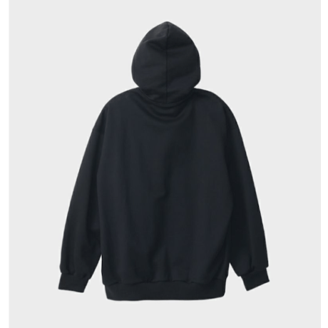 CINOH     HELENEスウェットオープンフーディ[BLACK]