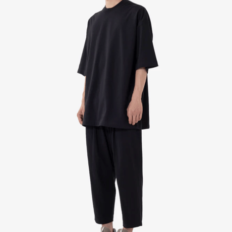 FITFOR     205 WIDE HALF SLEEVE TEE  (black)