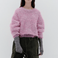 MAISON SPECIAL  Sparkling Shaggy Knit Pullover