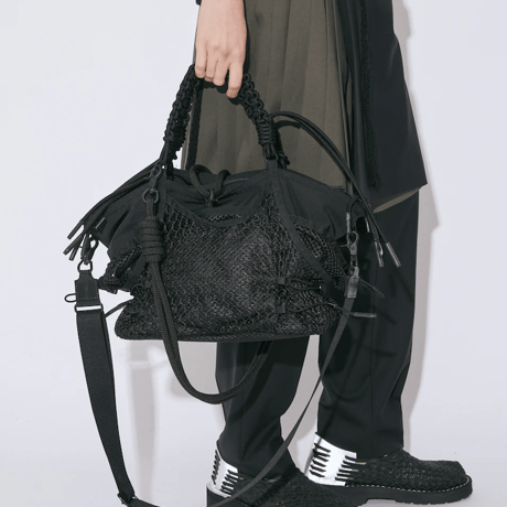 Beautiful People  over engineering hanging tote bag