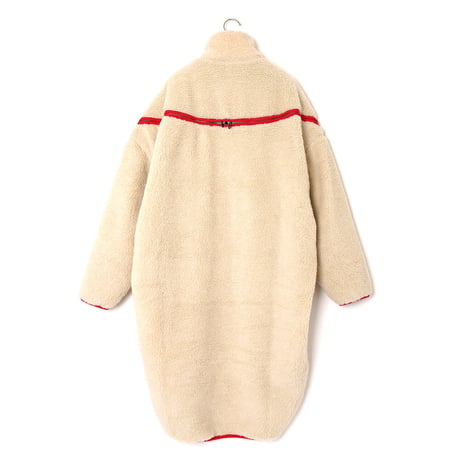facetasm HIGH-LOW FLEECE ZIPPER JACKET