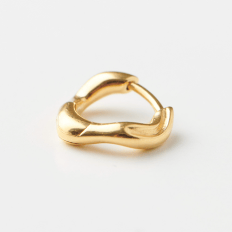 MARIA BLACK  Anil 8 Huggie Piereced Earring - Yellow Gold