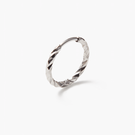 MARIA BLACK Fine Jewellery  DC Huggie 7mm - White Gold