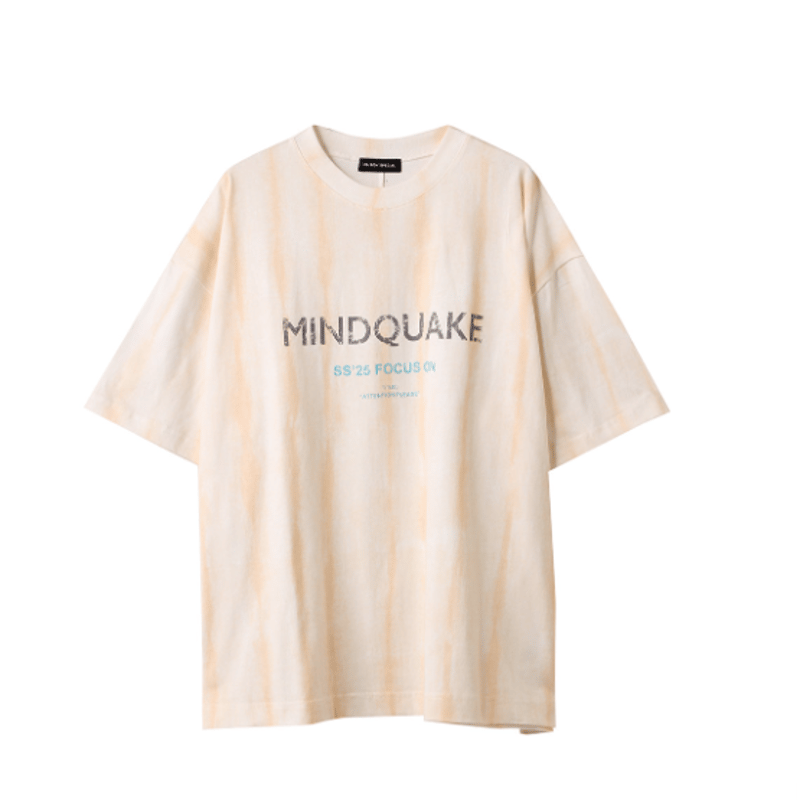 Maison Special MINDQUAKE Logo Oversized T-shir