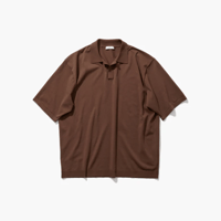 ATON        FINE ICE COTTON | SKIPPER POLO SWEATER