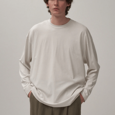 ATON   SUVIN60/2 | OVERSIZED LONG SLEEVE T-SHIRT