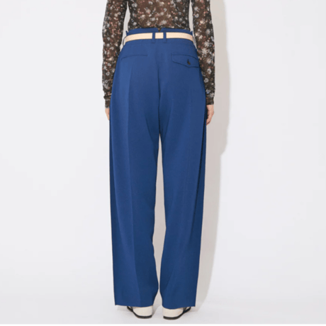 Beautiful People   triacetate double cloth side 2tuck pants