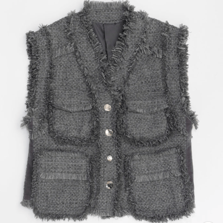 MAISON SPECIAL   Tweed Vest