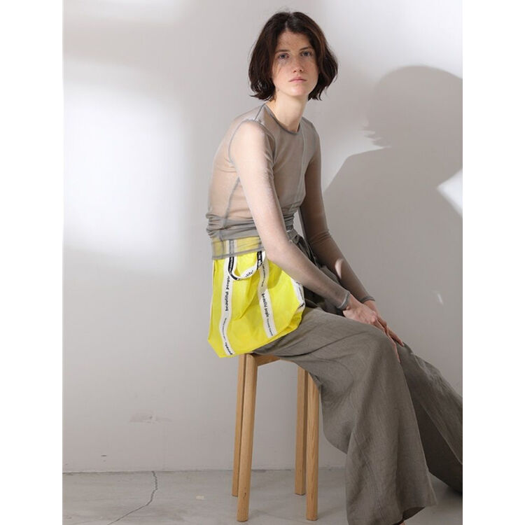 beautiful people セイルクロスロゴテープショルダーバッグ | UNKER beautiful people セイルクロスロゴテープショルダーバッグ | UNKER