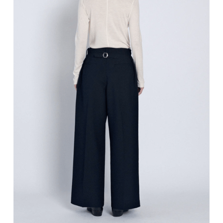 TANAKA   HAKAMA TROUSERS - BLACK