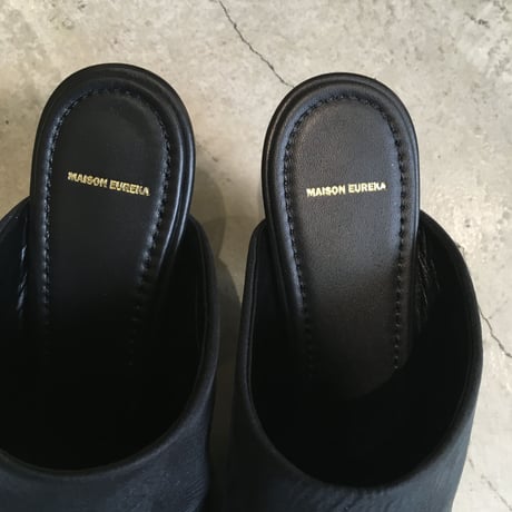 MAISON EUREKA febric mule ファブリックミュール