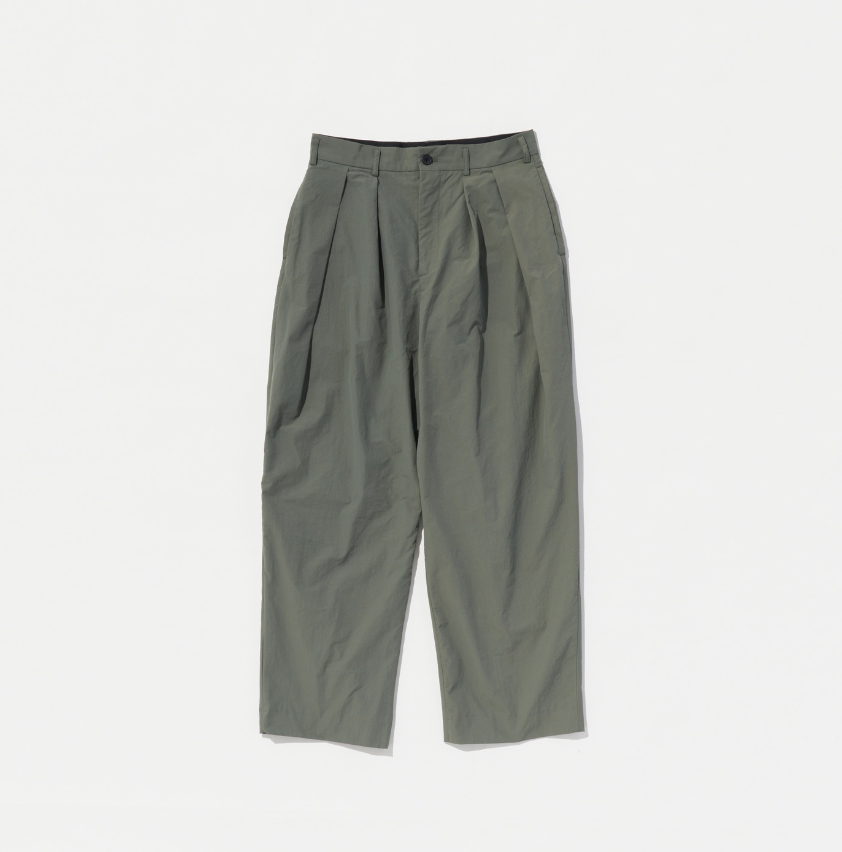 POLYPLOID WIDE TAPERED PANTS B | UNKER
