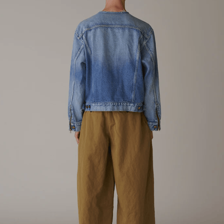 INSCRIRE    Used Denim Zip Jacket
