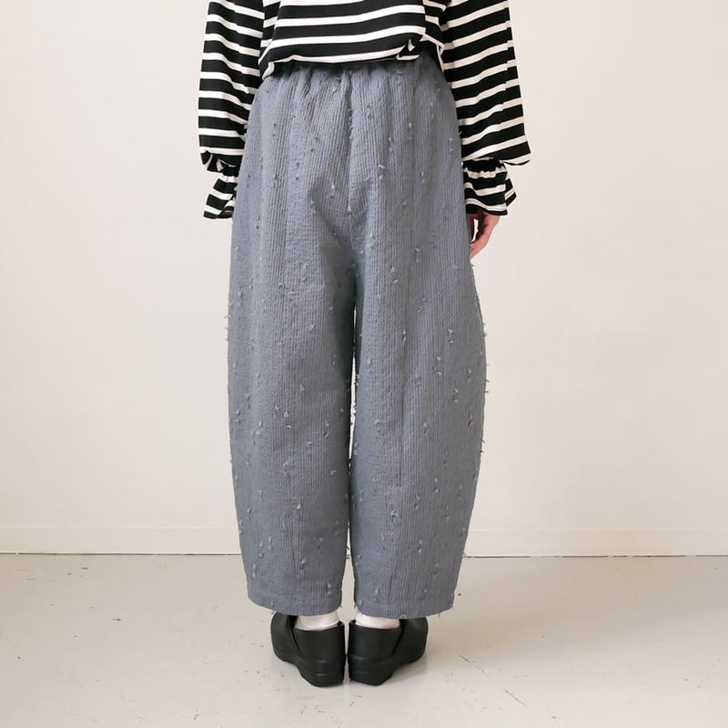 qiri｜キリ｜sashiko Jacquard cocoon pants ｜6301P10