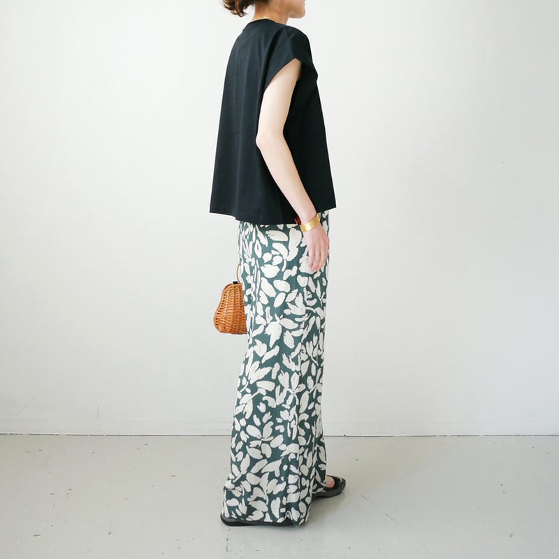 SACRA｜サクラ ｜BILLOW LEAVES PANTS｜ 123209113 ｜ASH