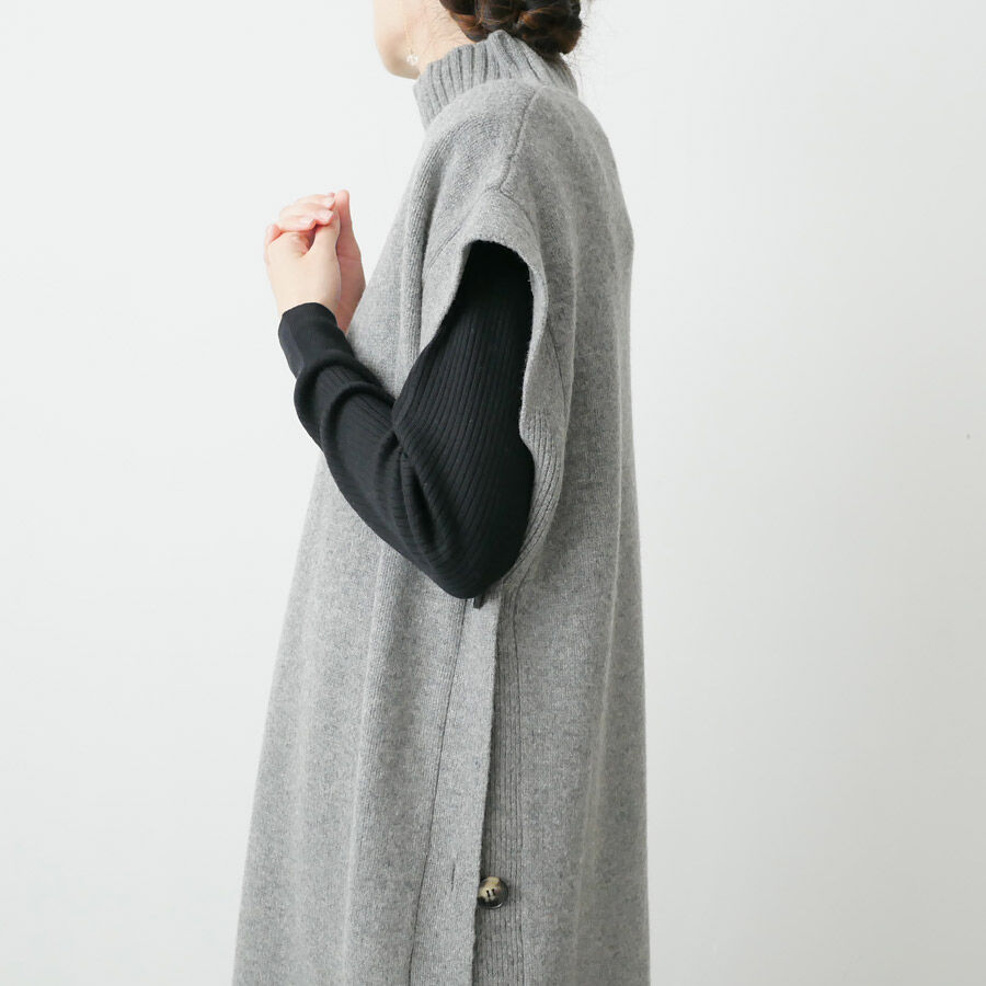 SACRA｜サクラ ｜HALF WORSTED WOOL LAYERED OP｜1225340...