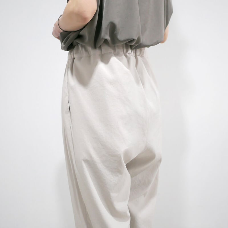 週末価格！NO CONTROL AIR　マットポリエステルタイプライターパンツ NO CONTROL AIR ｜ノーコントロールエアー｜マットポリエステル