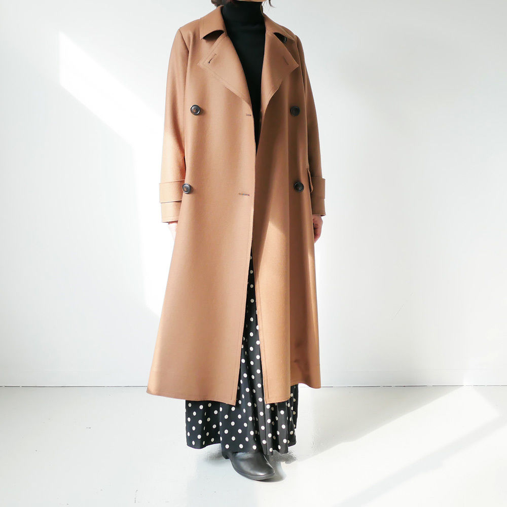 SACRA｜サクラ｜ミルドインターロックコート｜CAMEL｜ | GOUACHE FUKUOKA