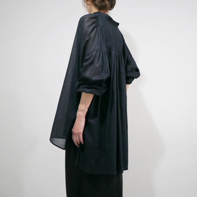 SACRA｜サクラ ｜FINE COTTON LAWN TOP|123118071|NAVY