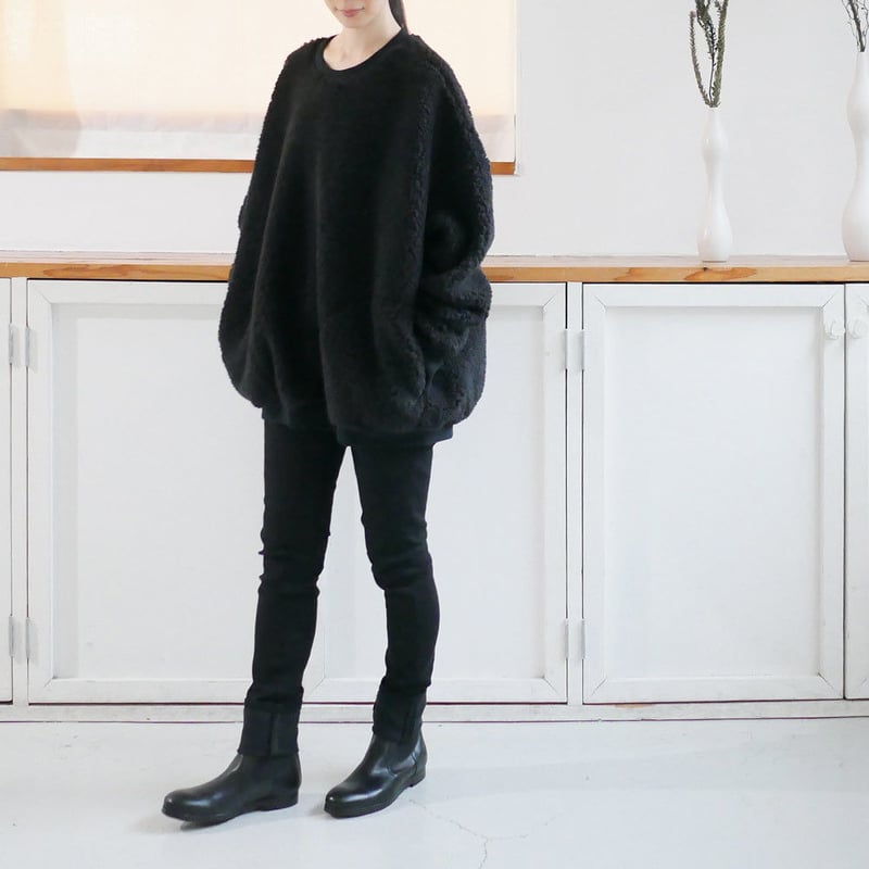 ハーベスティ ボア プルオーバー HARVESTY（ハーベスティ） トレーナー スウェット BOA FLEECE EGG