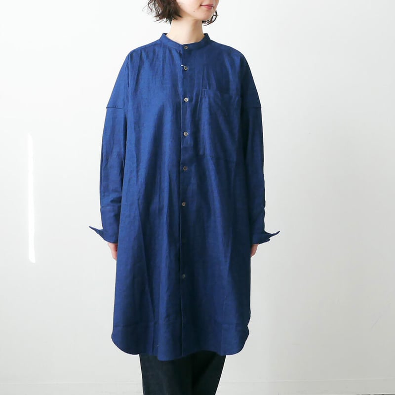 UNIVERSAL TISSU｜ ユニヴァーサルティシュ｜ソフトデニムロングシャツ